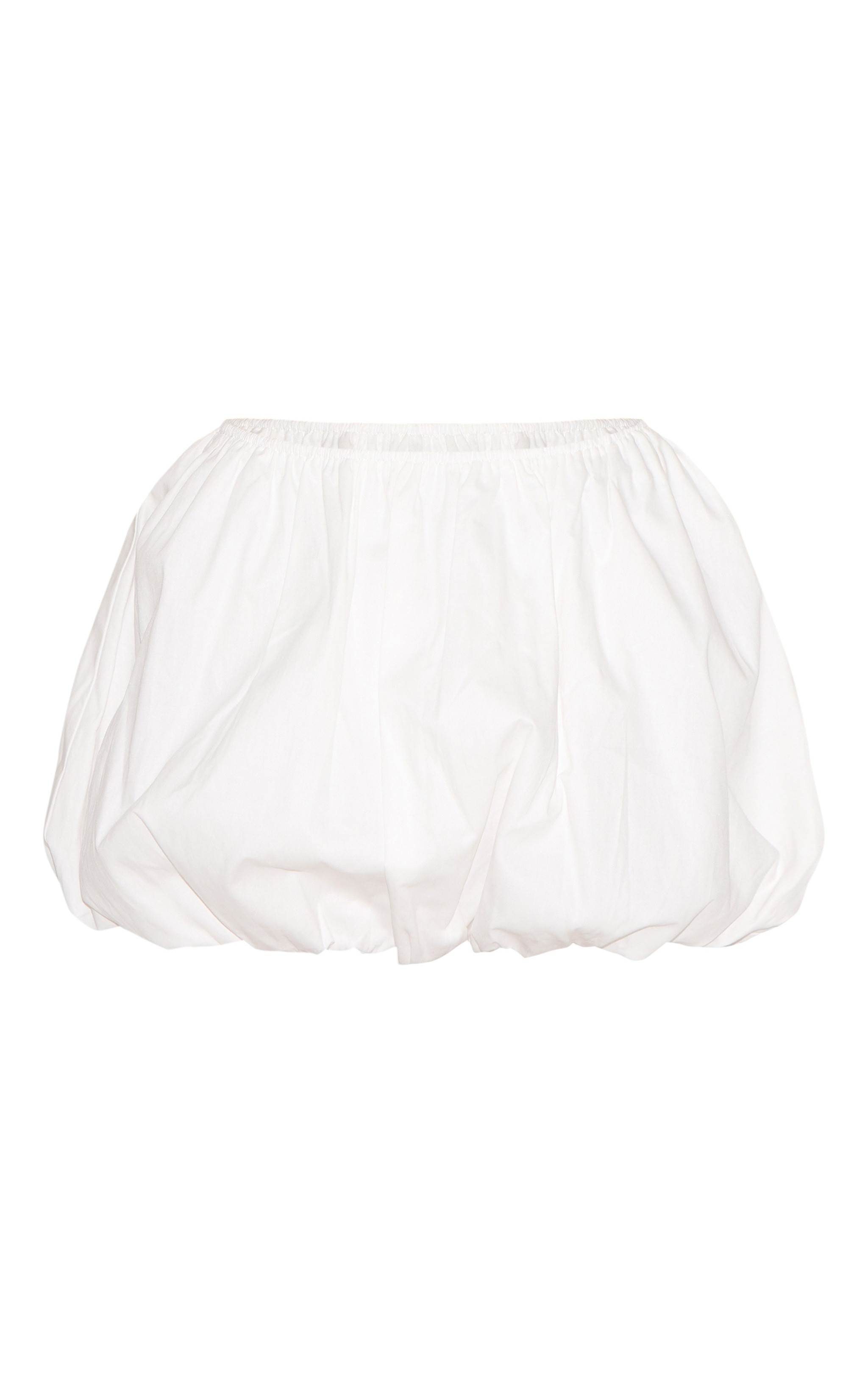 White Cotton Puffball Mini Skirt | PrettyLittleThing US