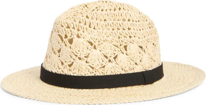 Packable Open Weave Panama Hat | Nordstrom