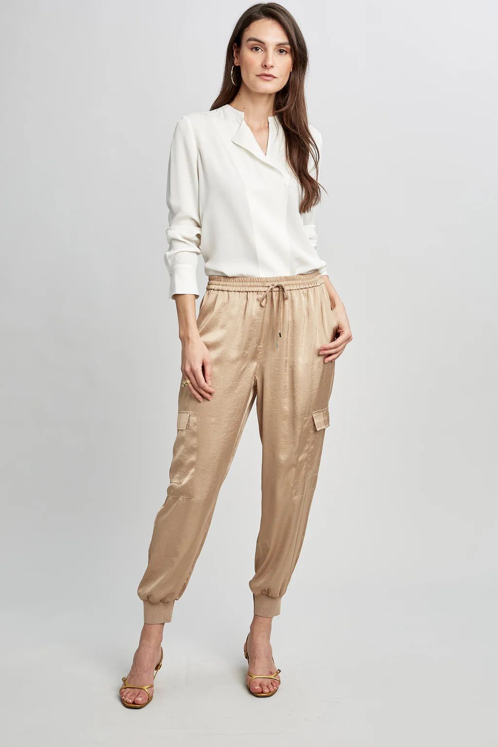 Cargo Satin Pant | Elie Tahari