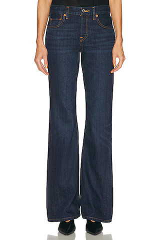 Twisted Mid Rise Bootcut Jeans | FWRD 