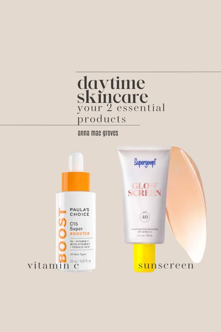 No but seriously, you just need vitamin c and sunscreen for your daytime skin care routine! 

#LTKbeauty