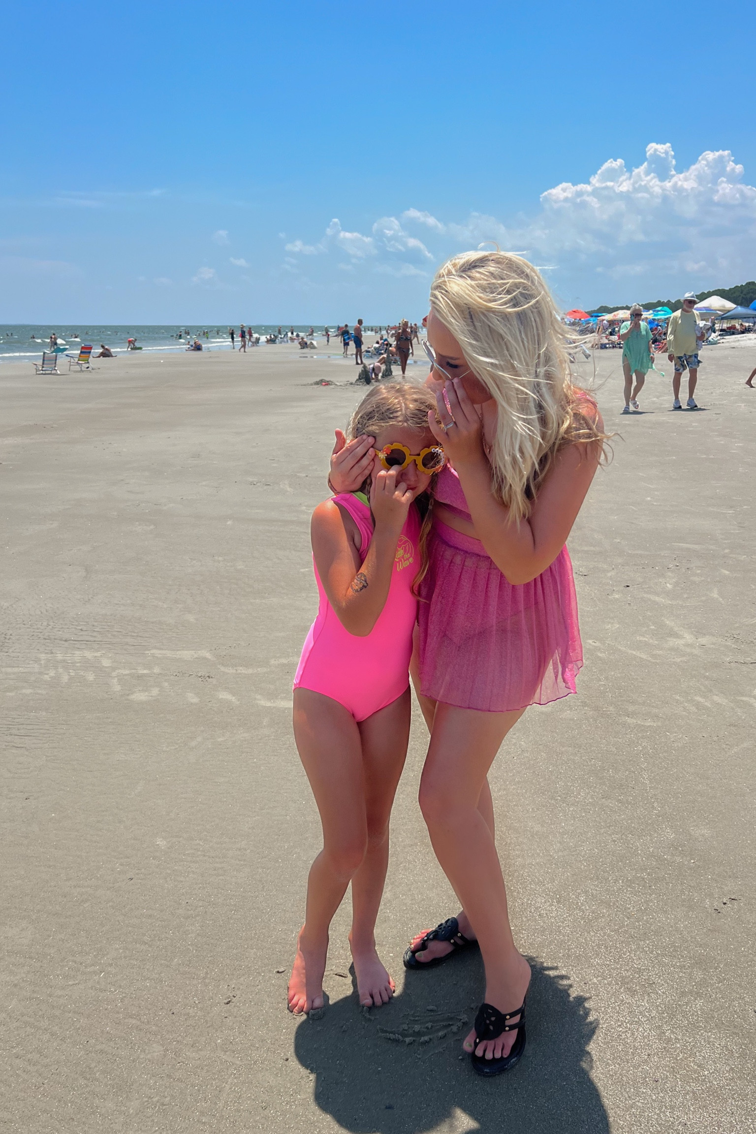 Barbie swimsuit vibes / beach swim / glitter swim / summer

#LTKtravel #LTKSeasonal #LTKswim
