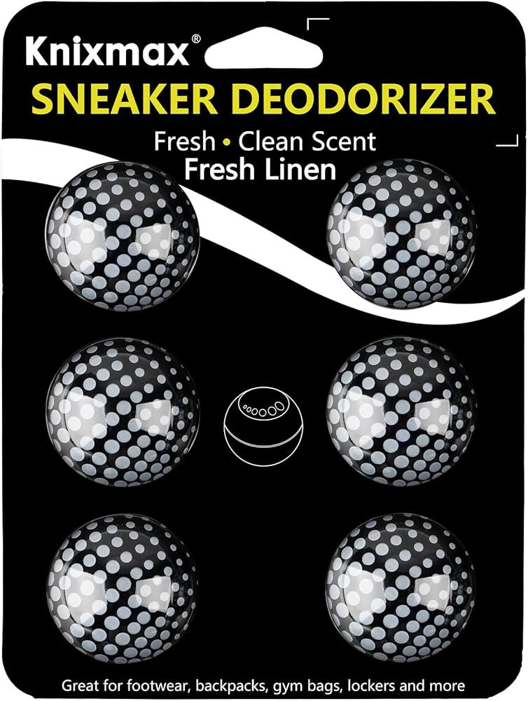 Knixmax Sneaker Deodorizer Shoe Freshener Balls, Gym Bags Lockers Car Air Fresheners, Boot Deodor... | Amazon (US)