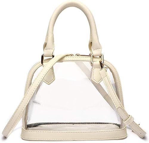 Clear Bag For Women Transparent Crossbody Clear Purse Shoulder Bag Messenger Tote | Amazon (US)