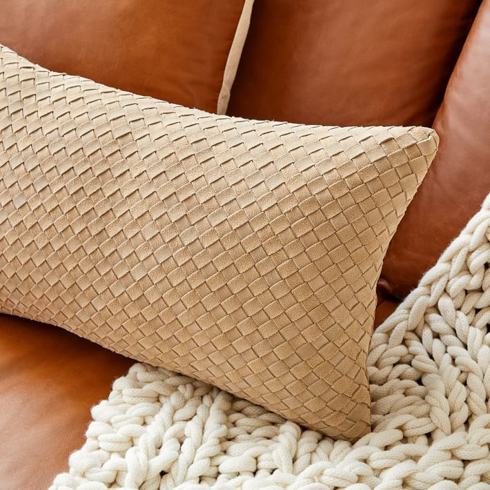 Woven Suede Pillow Cover | West Elm (US)