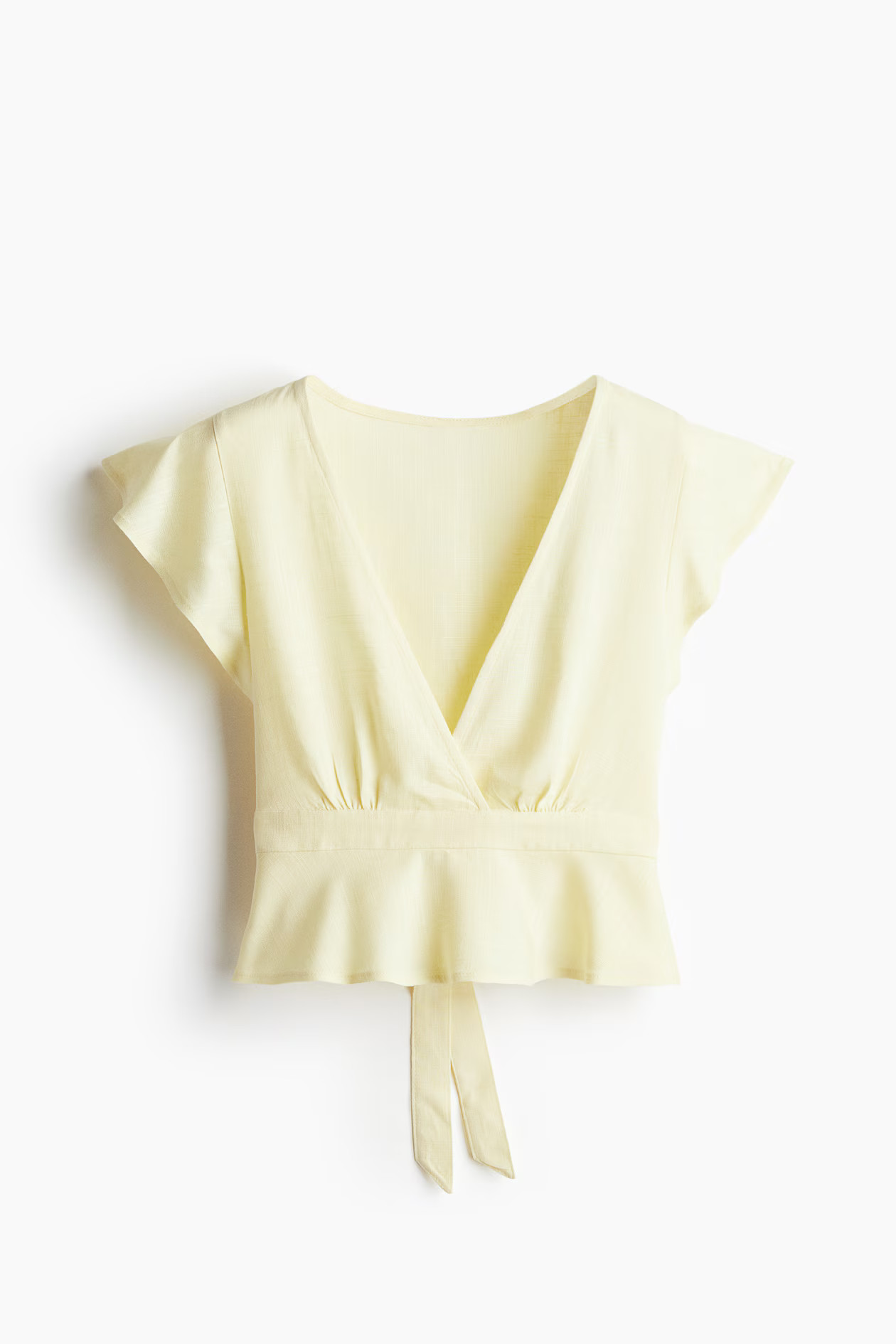 Linen-blend blouse | H&M (UK, MY, IN, SG, PH, TW, HK)