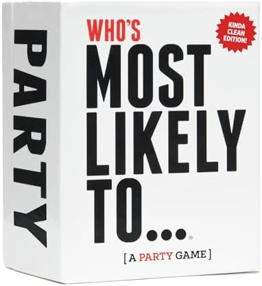 DSS Games Who's Most Likely to...Kinda Clean Family Edition [A Party Game | Great for Adults & Te... | Amazon (US)