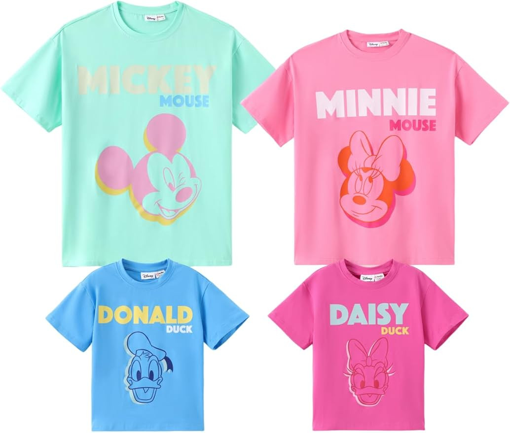 Disney Mickey and Friends Family Matching Classic T-Shirt Personalized Family Outfit | Amazon (US)