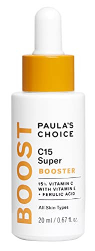 Paula's Choice BOOST C15 Super Booster, 15% Vitamin C with Vitamin E & Ferulic Acid, Skin Brightening Serum, 0.67 Ounces | Amazon (US)