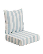 Made In Usa 23x24x5 Cabana Striped Outdoor Deep Seat Cushion Set | Throw Pillows | Marshalls | Marshalls