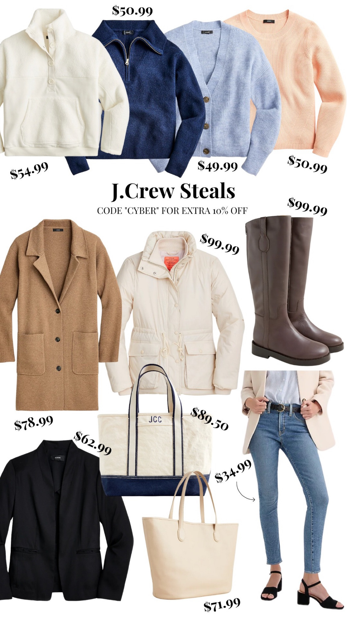 Use code “CYBER” to take 50% off and then an extra 10% off! 

#LTKHoliday #LTKCyberweek #LTKsalealert