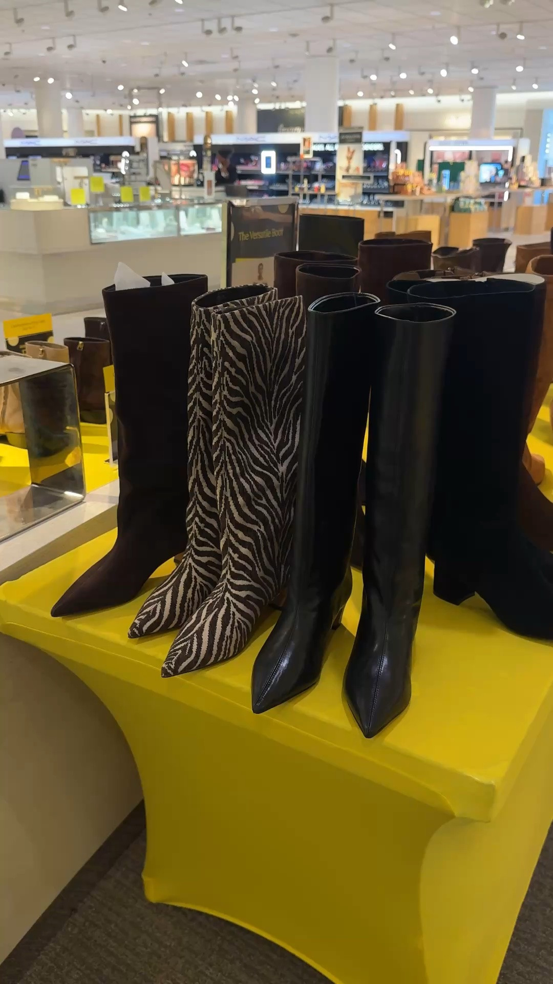My tall boot pick of the sale! These remind me of Staud and they’re comfy - I did the true size and brought the chocolate ones home

#LTKSaleAlert
