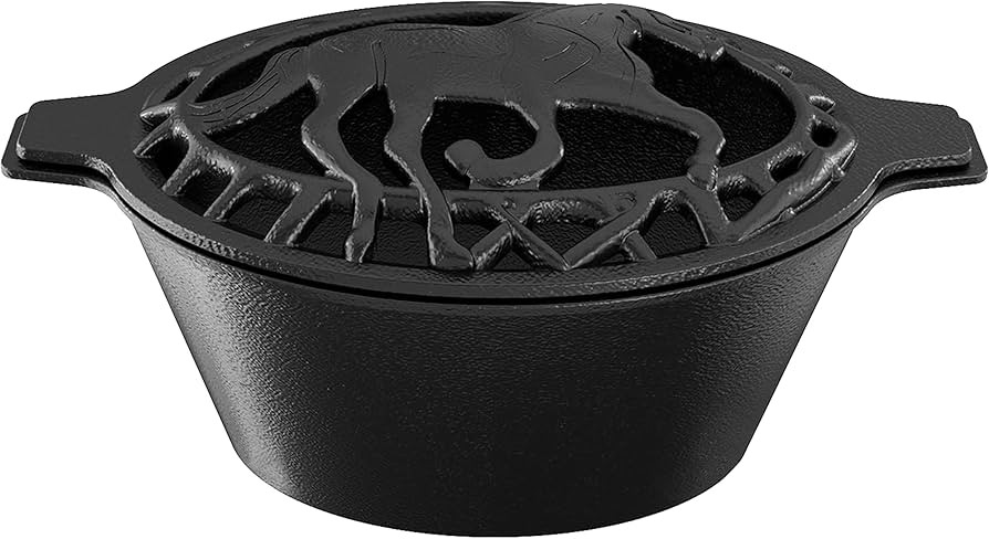 FireBeauty Woodstove Steamer Stove Humidifier Cast Iron Lattice Top Rust Resistant 2.3 Quart Capa... | Amazon (US)