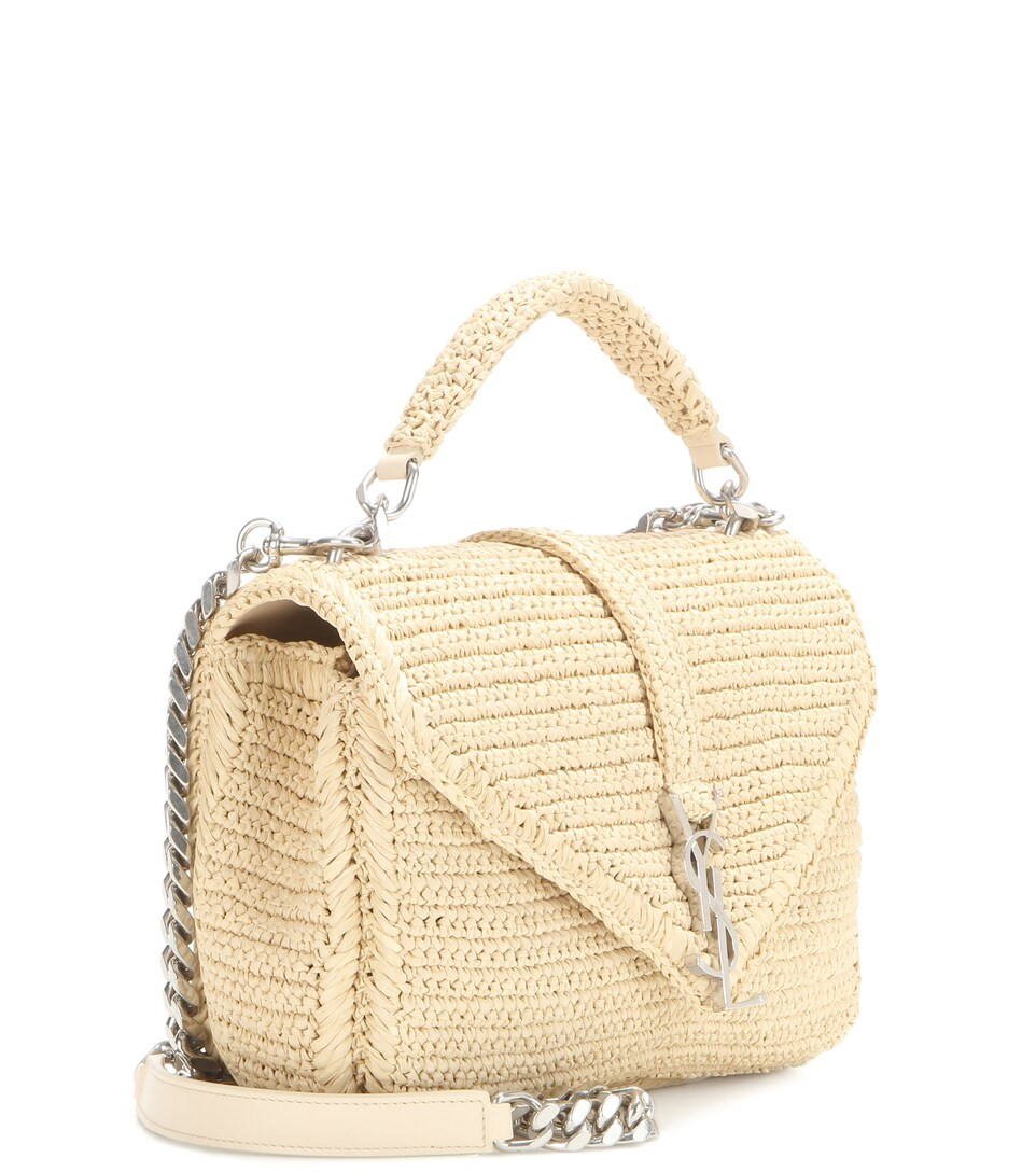 Collège Small raffia shoulder bag | Mytheresa (DACH)