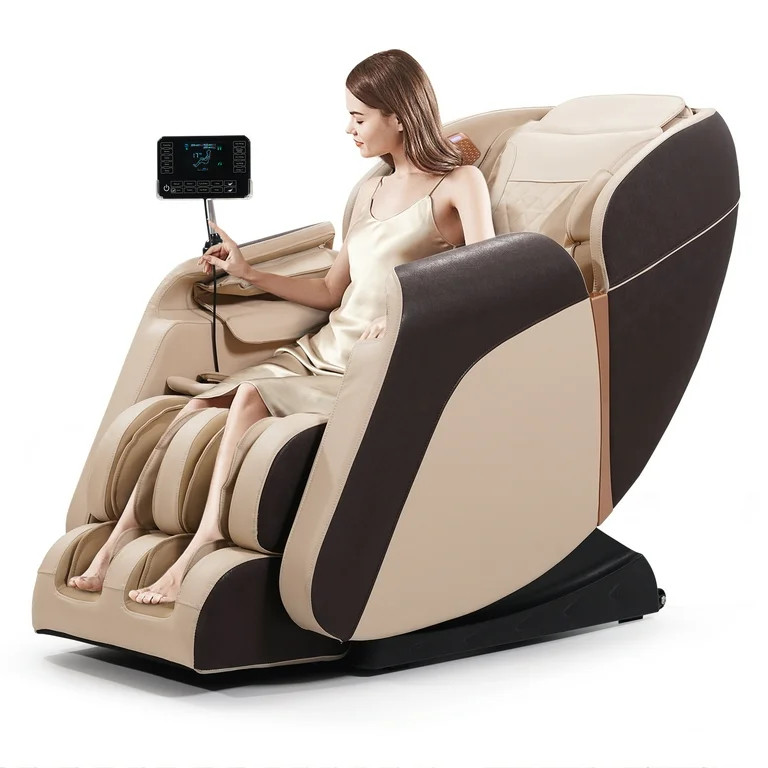 MBBMW Massage Chair, Full Body Zero Gravity Shiatsu 4D Recliner with Heated Bluetooth Foot Roller... | Walmart (US)