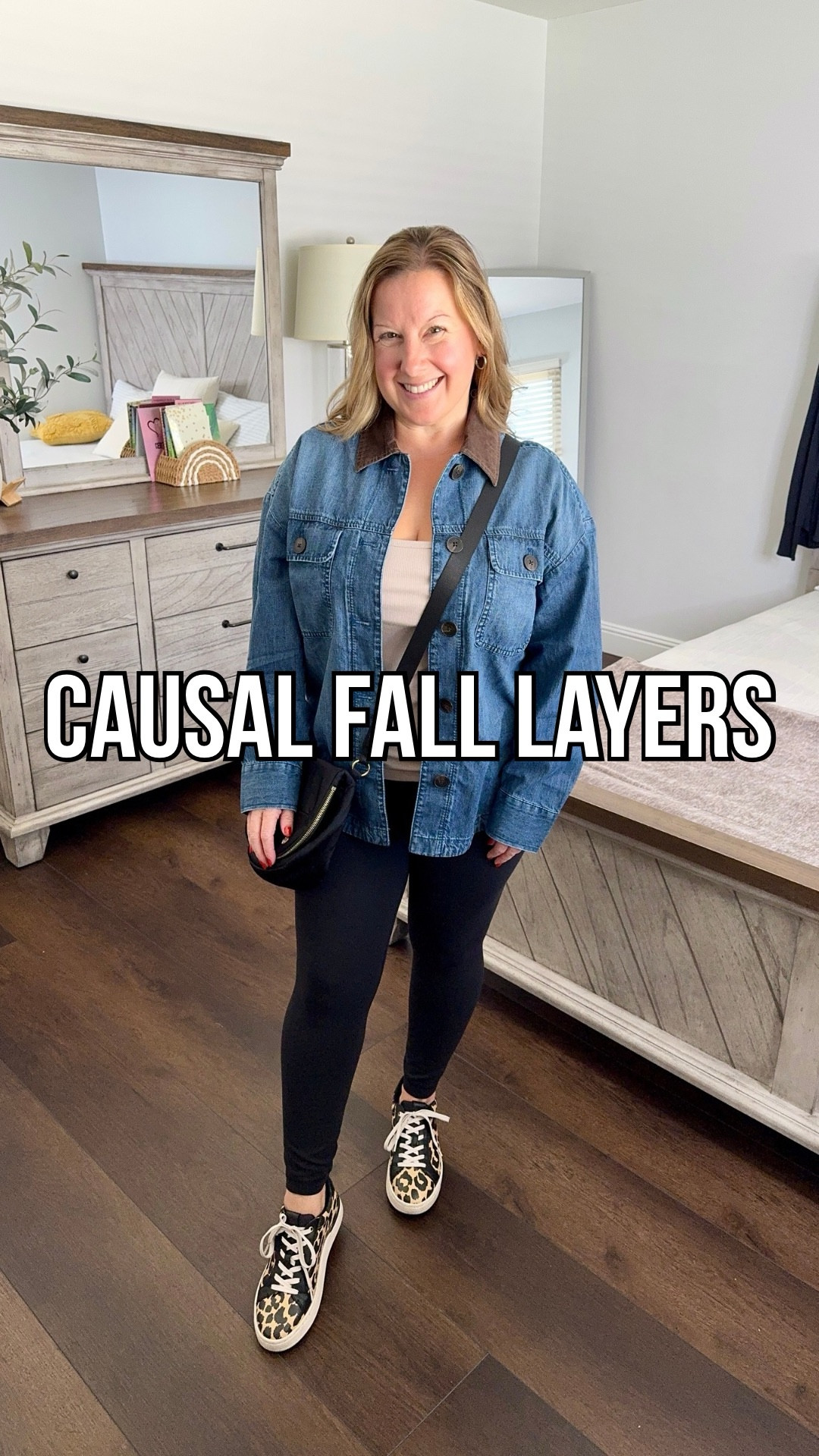 Day 4/25 and keeping it casual but cute 🍂 Nothing beats a denim jacket, leggings, and sneakers when you’re on the go. Fall layering has officially begun!

#LTKPetite #LTKSeasonal #LTKStyleTip