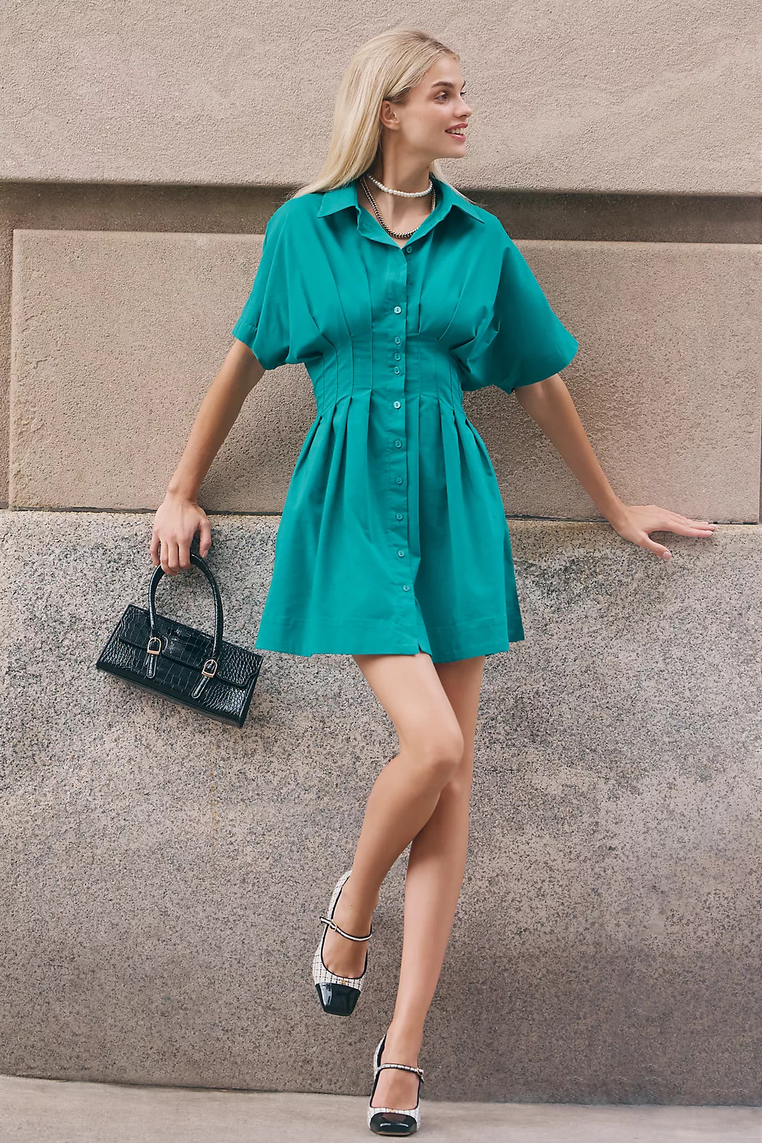 The Tobie Mini Shirt Dress by Exquise | Anthropologie (US)