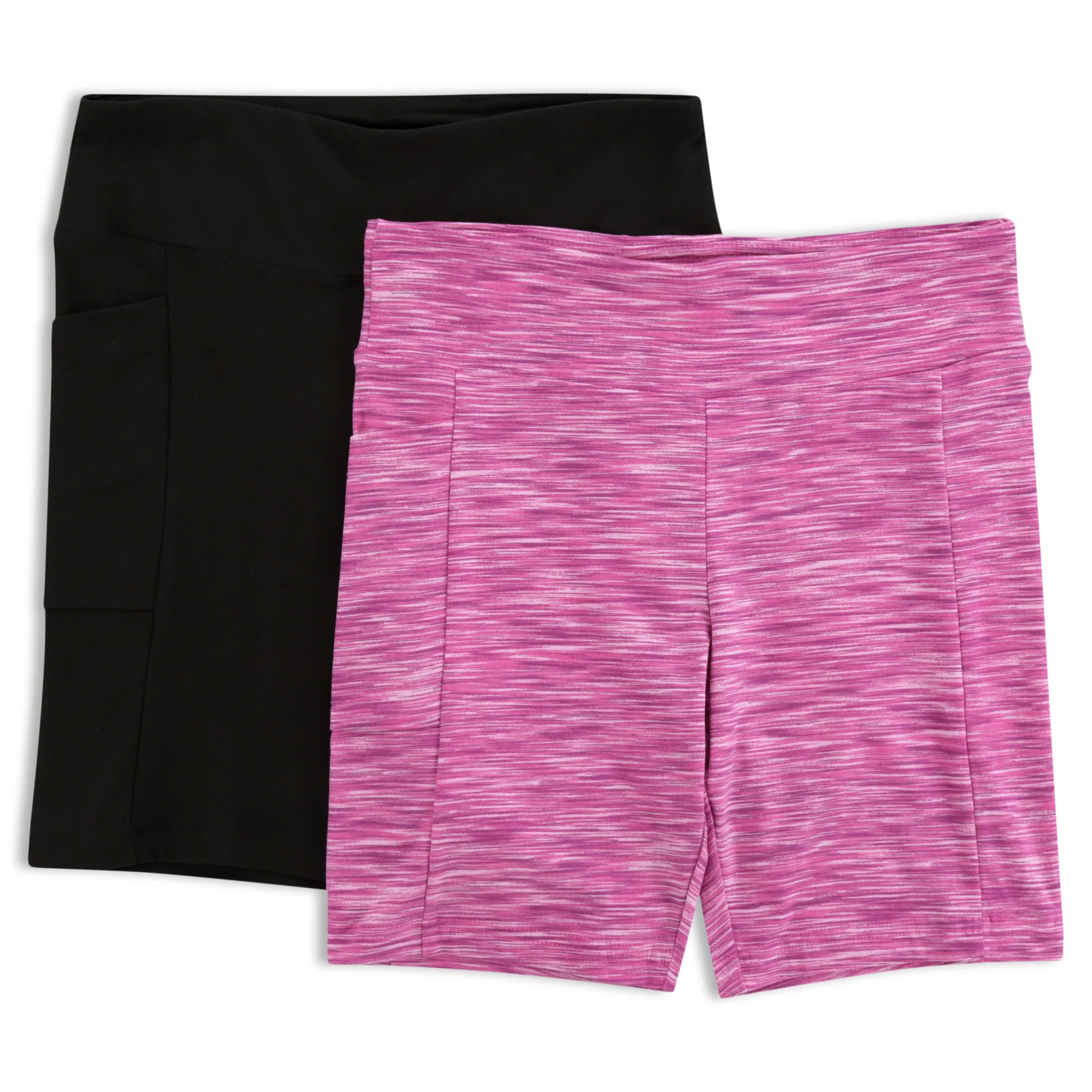 No Boundaries Juniors’ Bike Shorts, 2-Pack | Walmart (US)