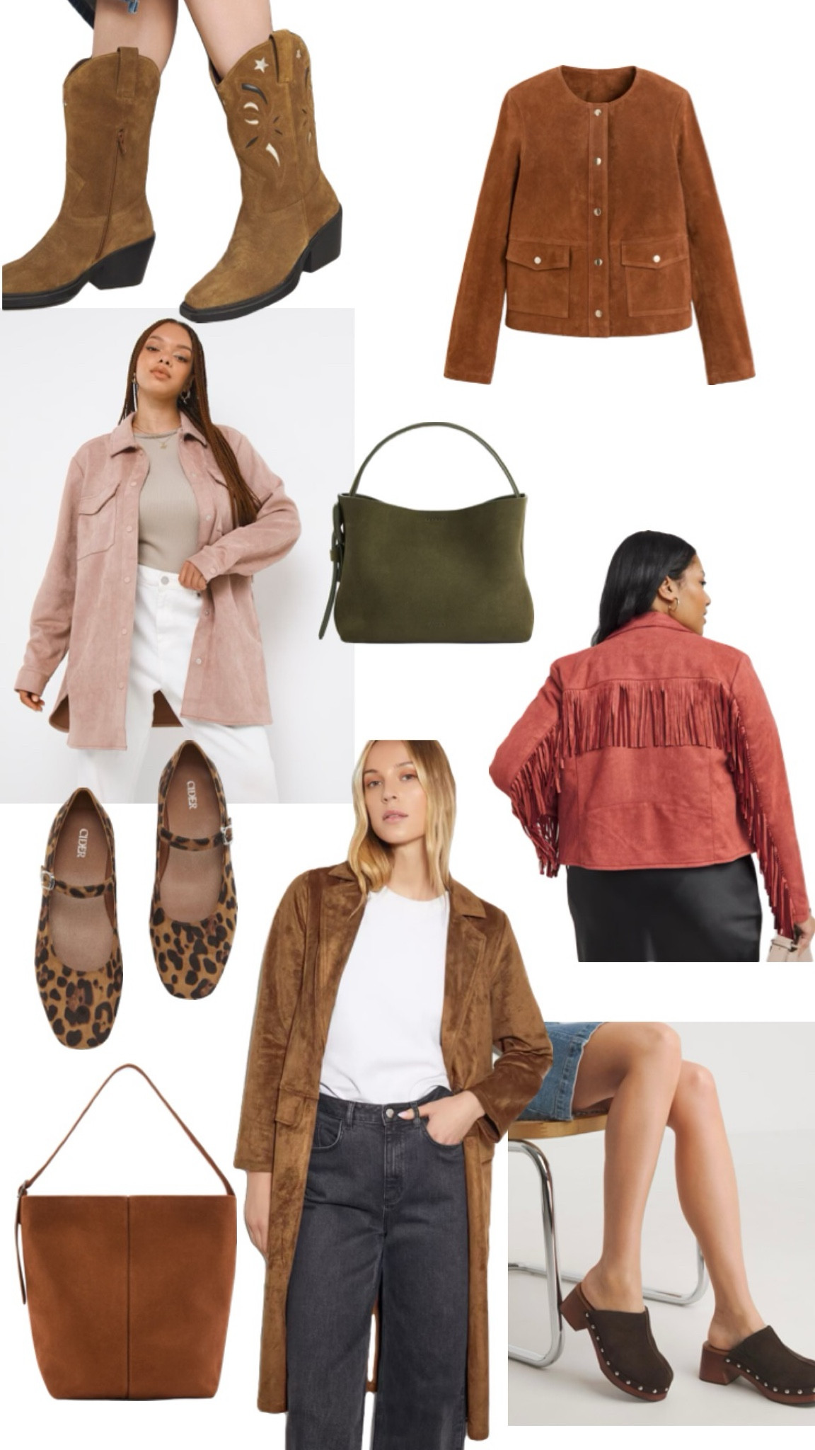 Plus Size Suede & Faux Suede Edit

This seasons go-to fabric in choice of jackets, accessories & shoes 

#LTKuk #LTKautumn #LTKcurves