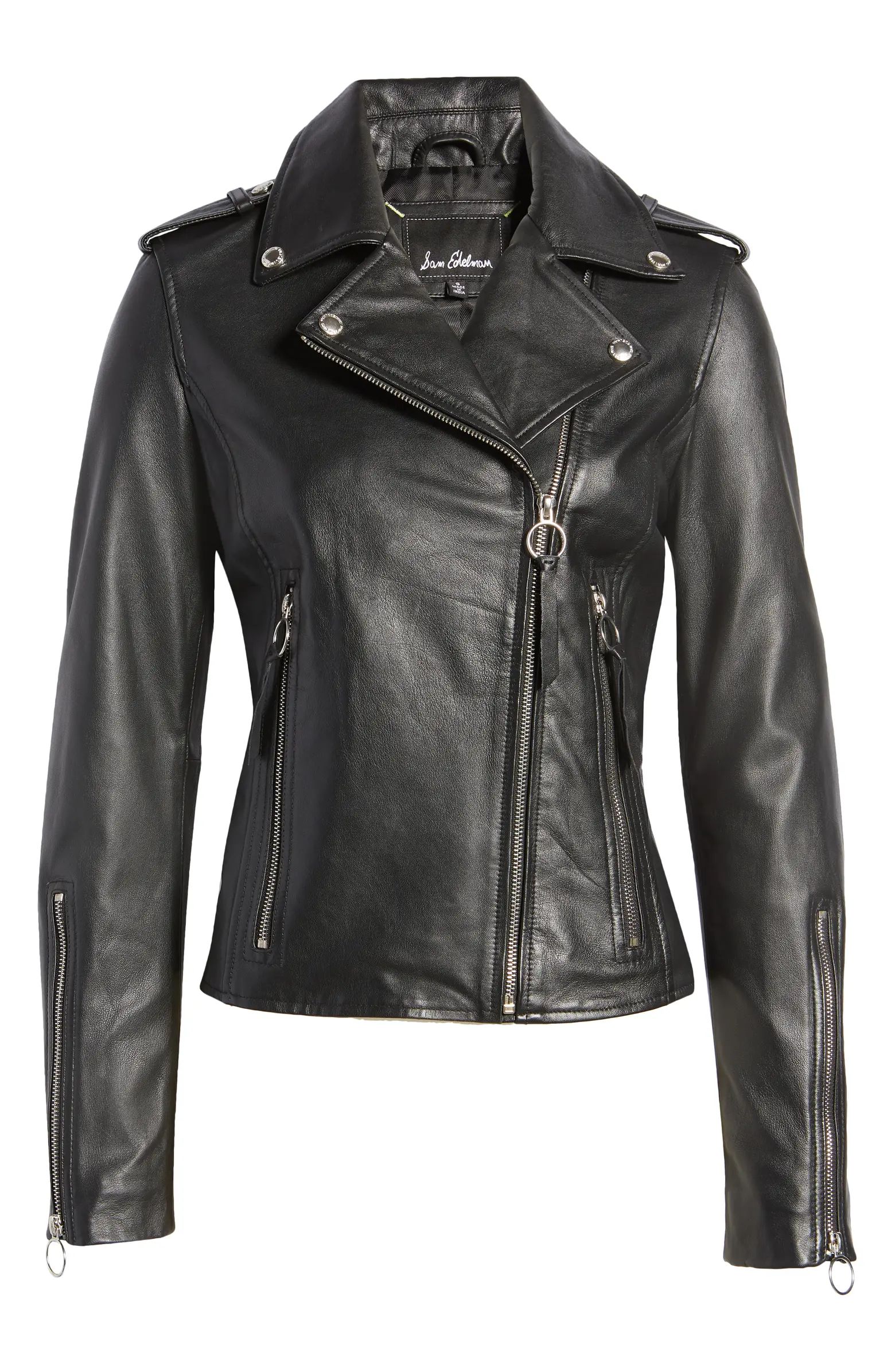 Sam Edelman Leather Moto Jacket | Nordstrom | Nordstrom