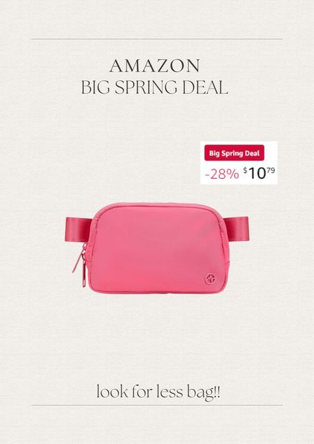 Lululemon look for less bag on deal
Amazon big Spring sale 

#LTKstyletip #LTKsalealert #LTKfindsunder50