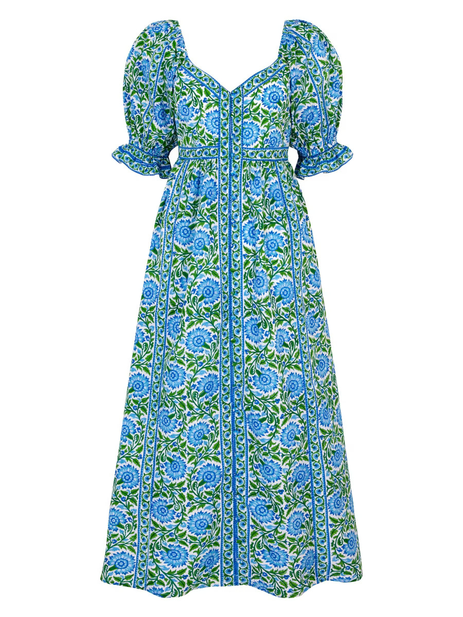 Peacock Border Maree Dress | Saks Fifth Avenue