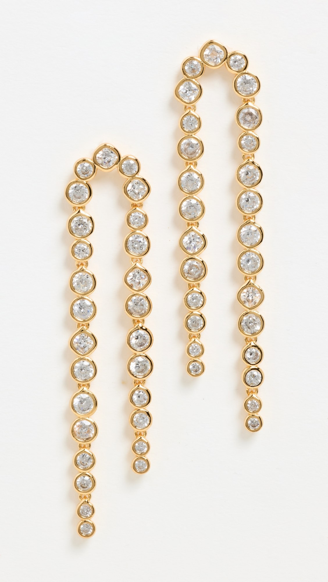 Bezel Tennis Earrings | Shopbop