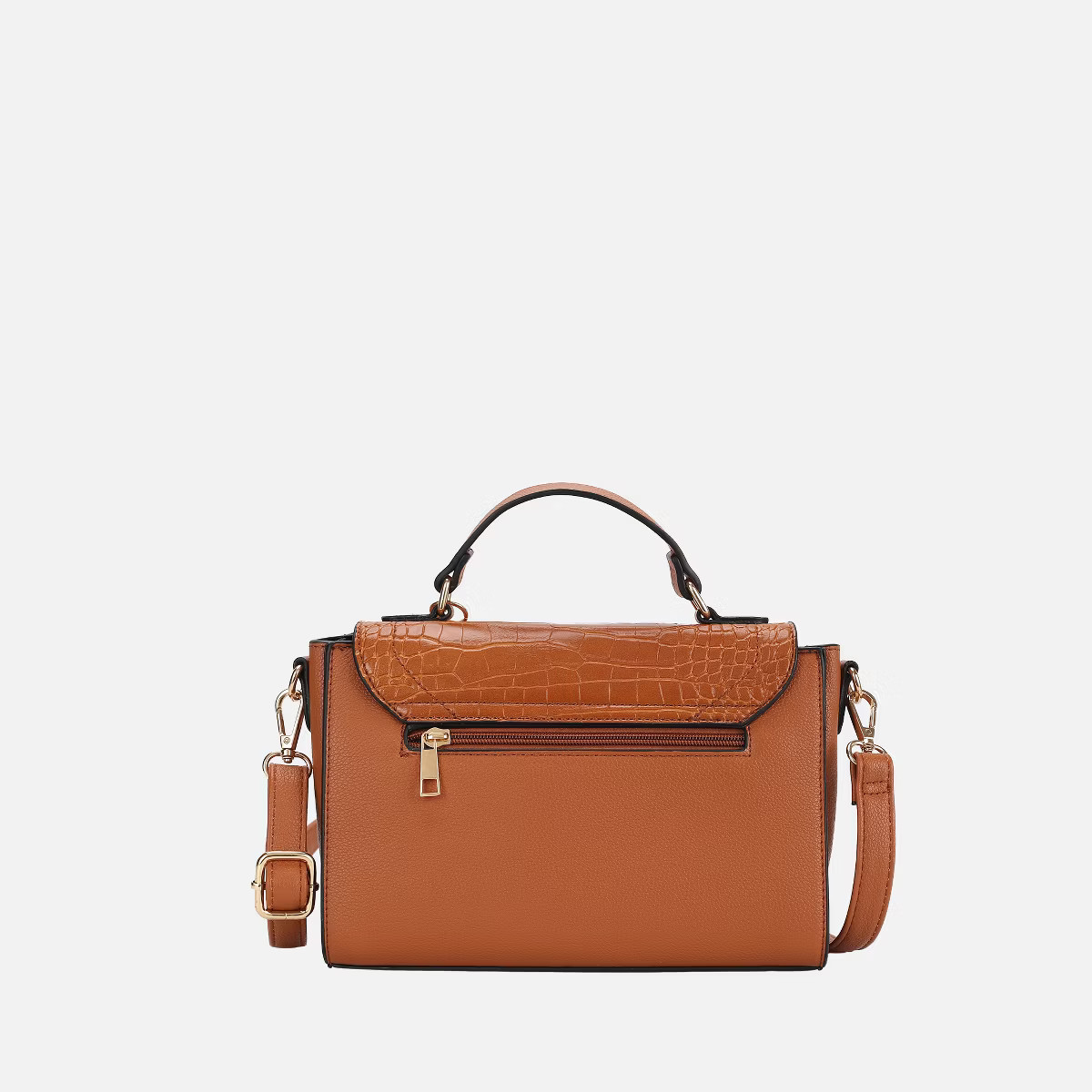 MKF Collection Sylvie Croco Embossed Vegan Leather Women’s Satchel Shoulder Bag by Mia K | Target