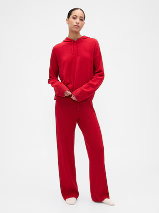CashSoft Relaxed Ribbed Sweater Pants | Gap Factory