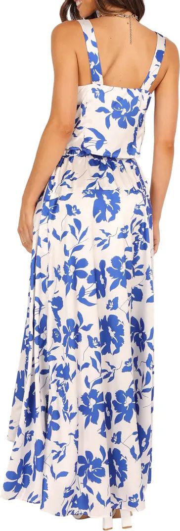 Lulu Floral Print Two-Piece High-Low Dress | Nordstrom