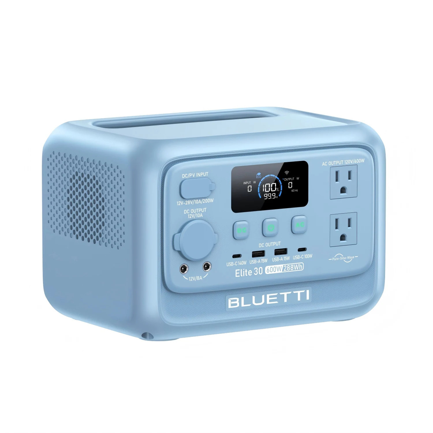 BLUETTI Elite 600 -Watts Portable Power Station | EL30V2-BU-LWSUS | Lowe's