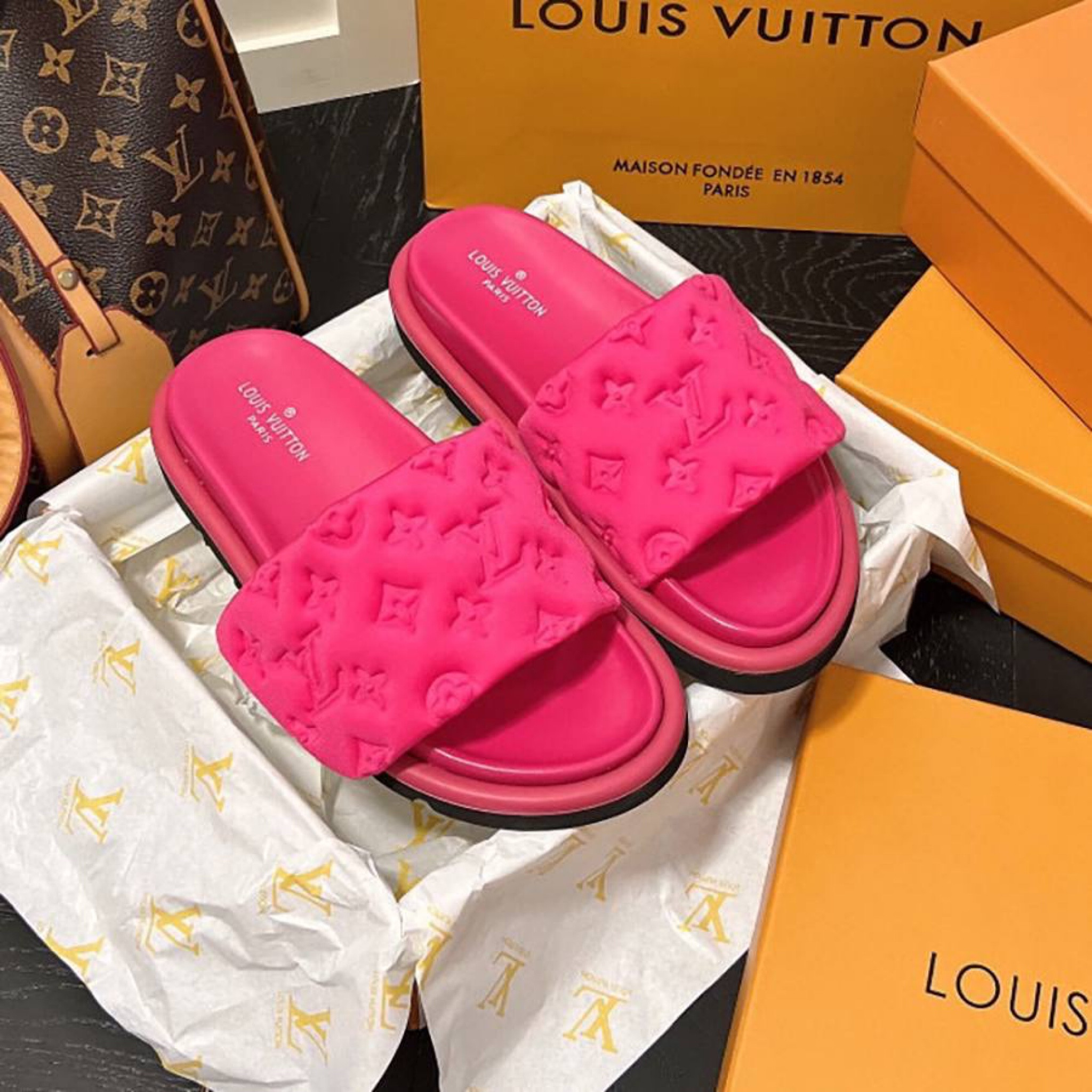 LV Dupe Slipper Scandal Sandals … curated on LTK