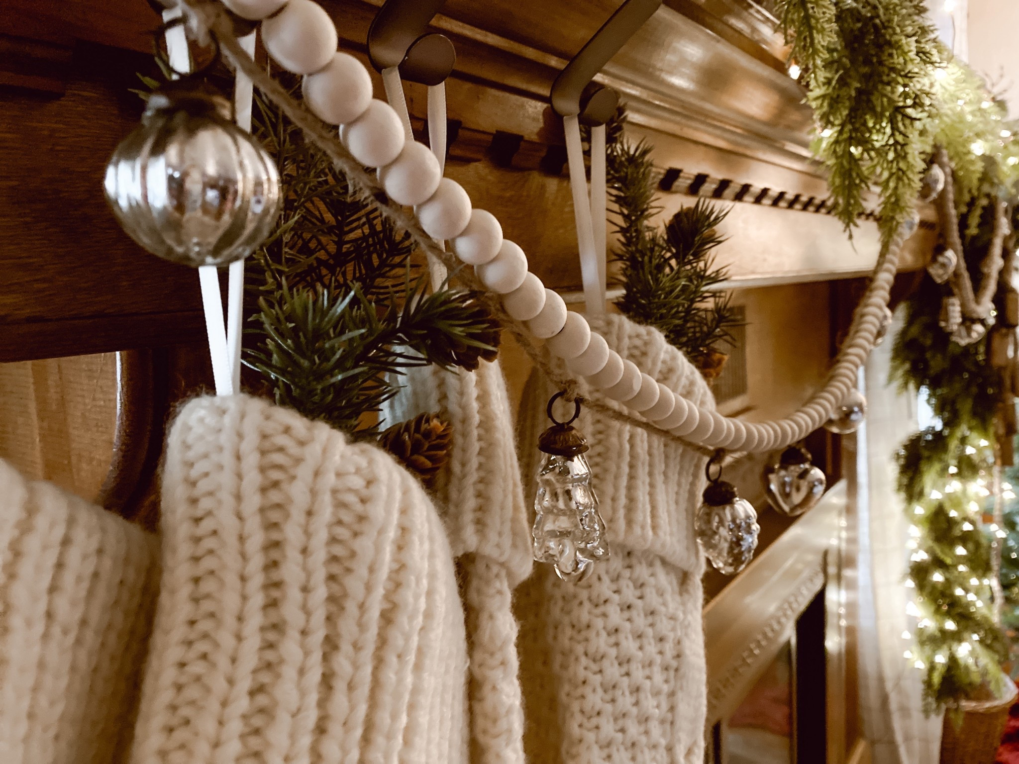 Handmade mercury glass garland giving all the classic, collected Christmas vibes.

#LTKSeasonal #LTKSaleAlert #LTKHoliday