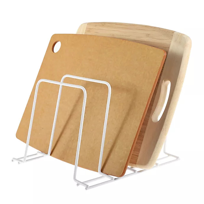 SALT™ Cabinet Storage Rack in White | Bed Bath & Beyond