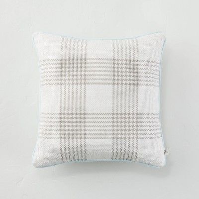 Plaid Indoor/Outdoor Lumbar Throw Pillow - Hearth & Hand™ with Magnolia | Target