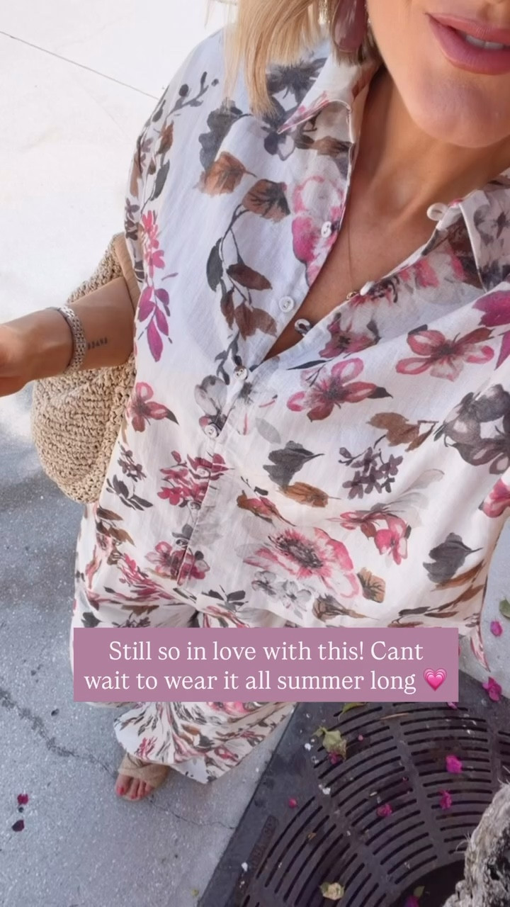 So excited to style this set all season long 💕 wearing XS.

Loverly Grey, Cleobella, floral matching set, spring fashion, spring outfit ideas

#LTKootd #LTKSeasonal #LTKTravel