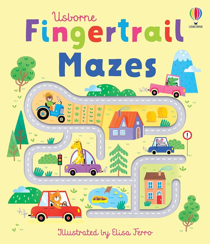 Fingertrail Mazes: A Hands-On Puzzle Book About Animal Adventures for Kids (Ages 1-4) | Amazon (US)