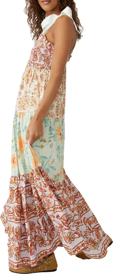 Bluebell Mixed Print Cotton Maxi Dress | Nordstrom