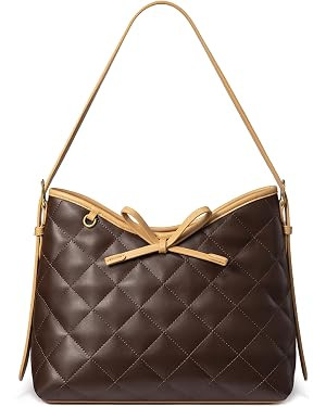LOVEVOOK Purses for Women Soft Leather Hobo Handbags Quilted Crossbody Bag Designer Carteras Para... | Amazon (US)