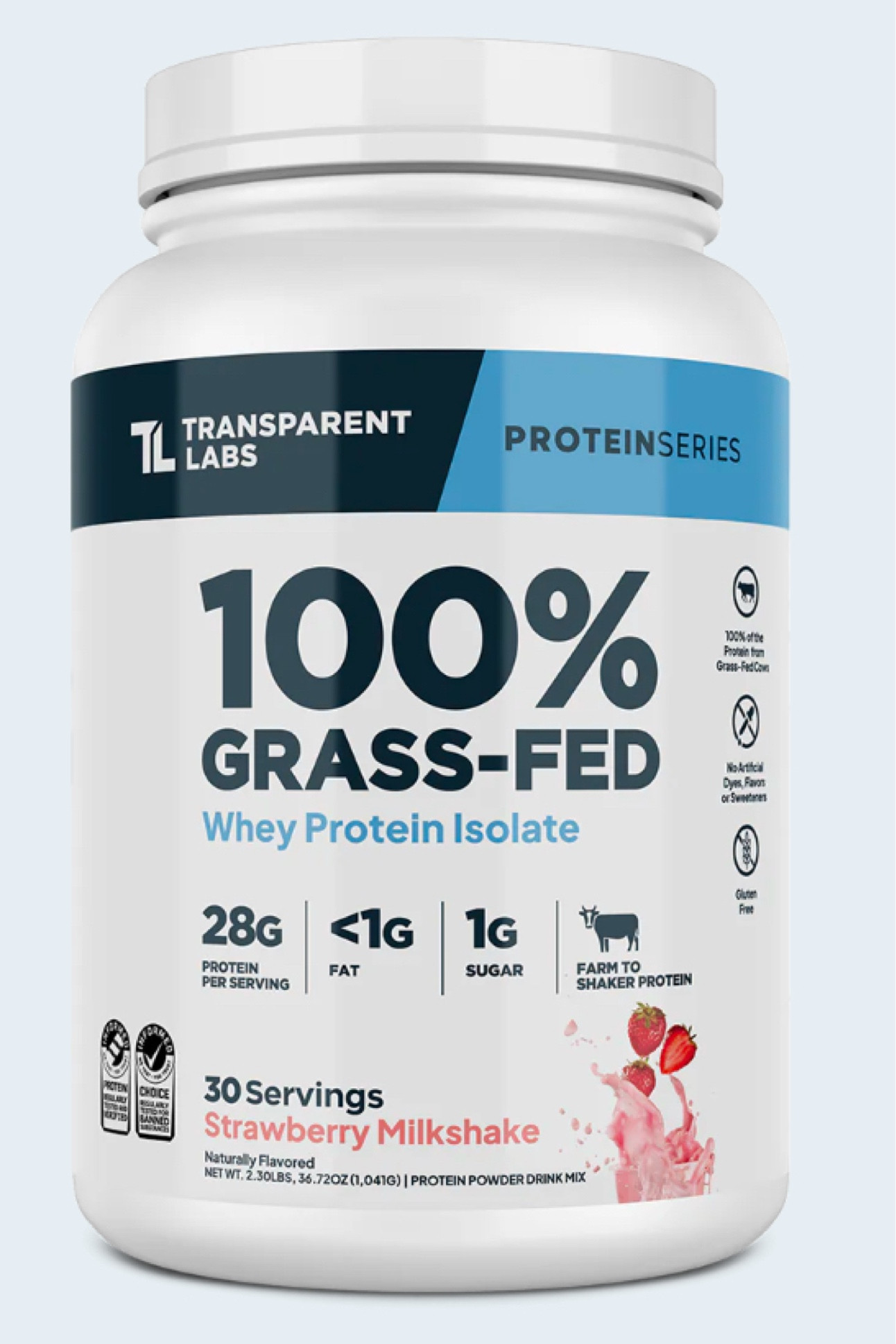 here is one of my favorite low calorie/high protein powders right now! you can find strawberry milkshake on the @transparentlabs website but Amazon also has some amazing flavors. the oatmeal chocolate chip looks yummy!

#LTKActive #LTKFitness #LTKFindsUnder100