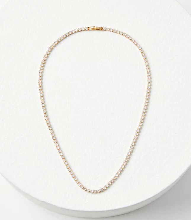 Classic Tennis Necklace | LOFT