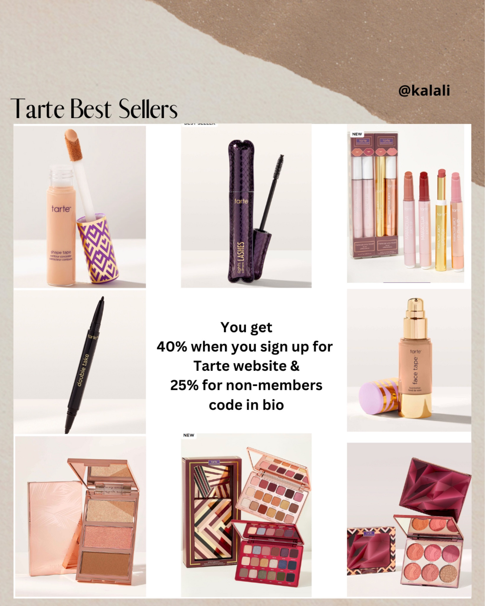 Tarte cosmetics sale for all their makeup and skincare. You get 40% when you sign up with their perks program. It’s free to sign up or 25% for non-members. I picked some of the best sellers that I have personally tried and have great reviews. *Code: CYBER* only three hours left to shop this sale. 
.
.

#makeup
#skincare
#sale
#ltksale
#deal
#deals
#ltkunder50
#ltkunder100
#sephora
#ulta
#beauty
#skincare
#dhgate
#ltkhalloween
#ltkseasonal 

#LTKbeauty #LTKunder50 #LTKunder100