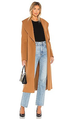 Soia & Kyo Eleonore Coat in Camel from Revolve.com | Revolve Clothing (Global)