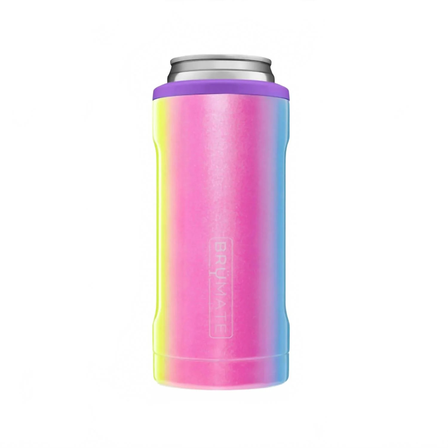 Hopsulator Slim 12Oz Can Cooler In Glitter Rainbow | Shop Simon