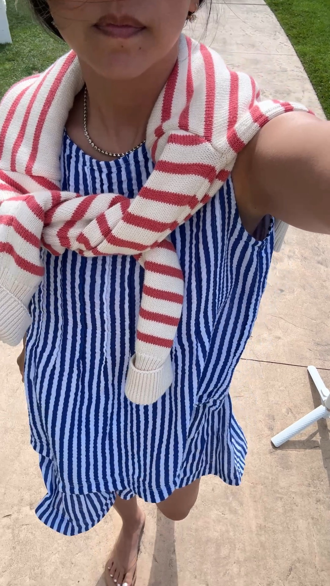 Real life mom outfit - 4th of July day at the pool. 

Minnow sweater medium. This one is cropped
Lake Pajamas tank small
Lake Pajamas shorts small
Tkees sandals 5
Polo Ralph Lauren hat
Dorsey James necklace 15”
Electric Picks earrings
Sezane tote - old  
Hunza G bikini in red

#LTKmomlife #LTKPetite #LTKSwim