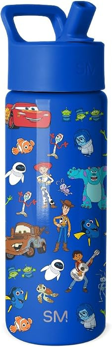 Simple Modern Disney Pixar Kids Water Bottle & Toddler Cup | 18oz | Amazon (US)