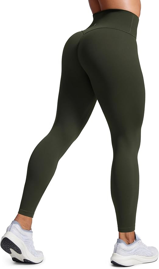 CRZ YOGA Secretsculpt Butterlift Workout Leggings 28" - No Front Seam High Waisted Womens Yoga Pa... | Amazon (US)