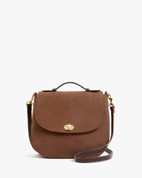 Turnlock Louis w/ Top Handle | Clare V.