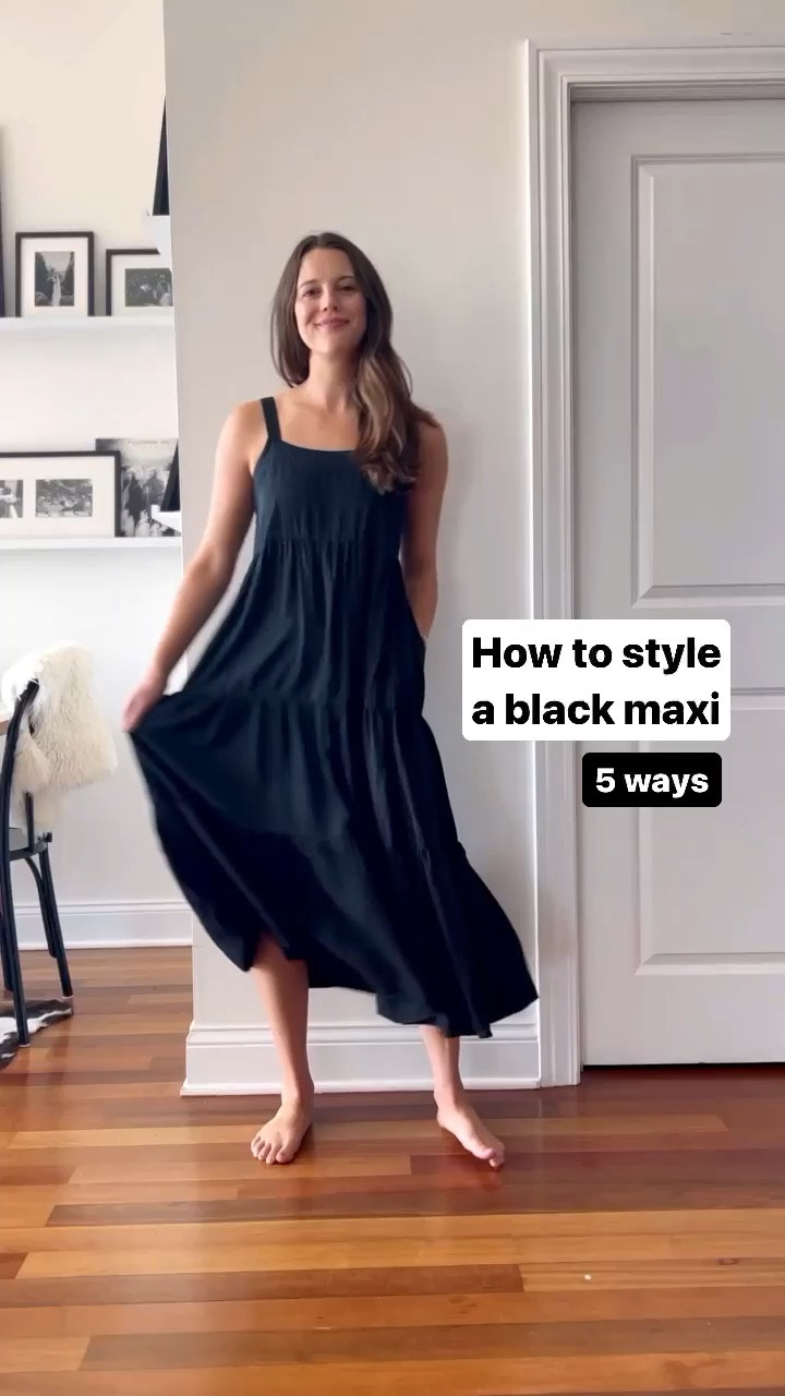 How to style a black maxi dress 5 ways 🖤

Summer maxi dress, summer style, summer style tip, summer activities 

#LTKSeasonal #LTKtravel #LTKstyletip