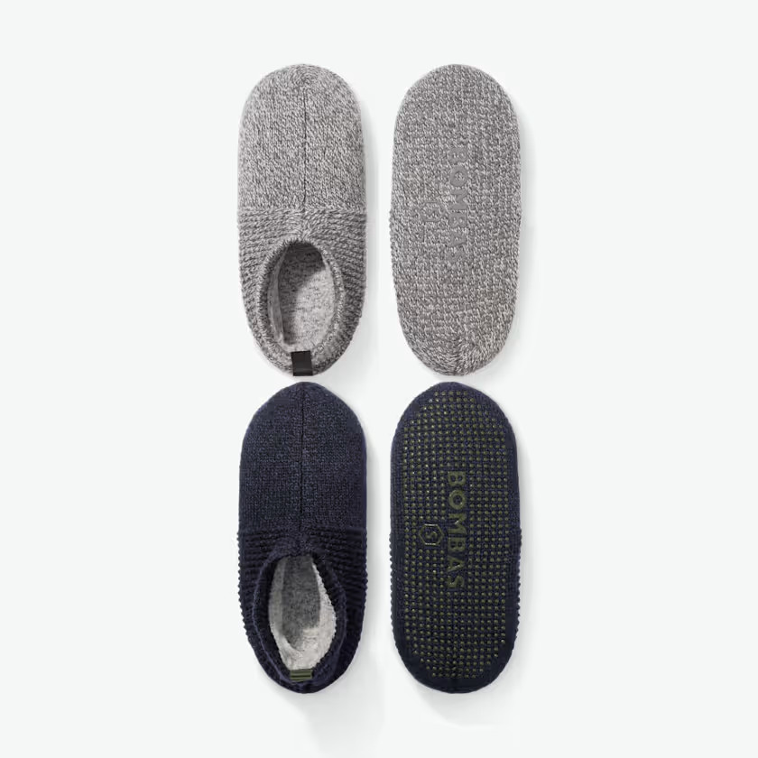 Men's Gripper Slipper - Double Cushion 2-Pack | Bombas